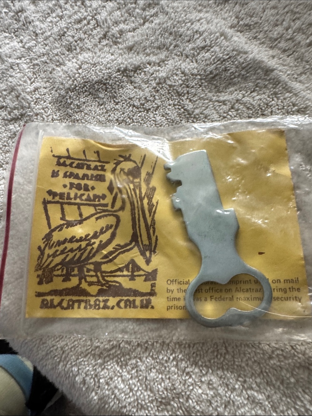 Alcatraz Key Souvenir Cell Key…Vintage